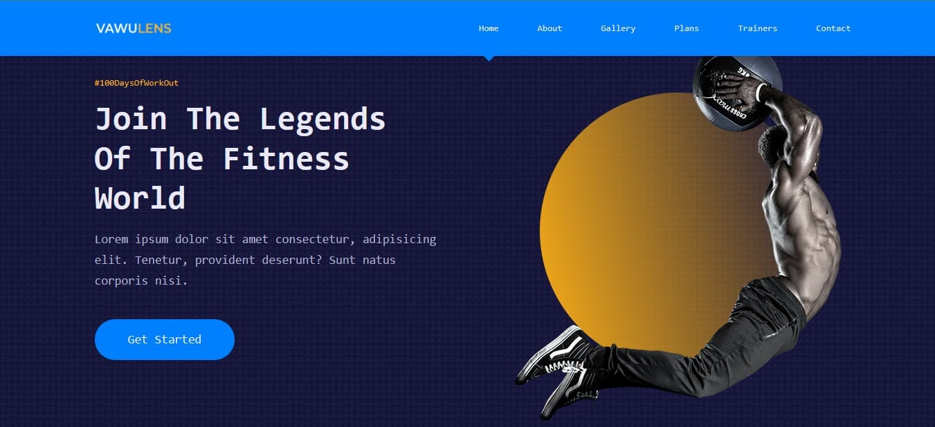 Fitness Website